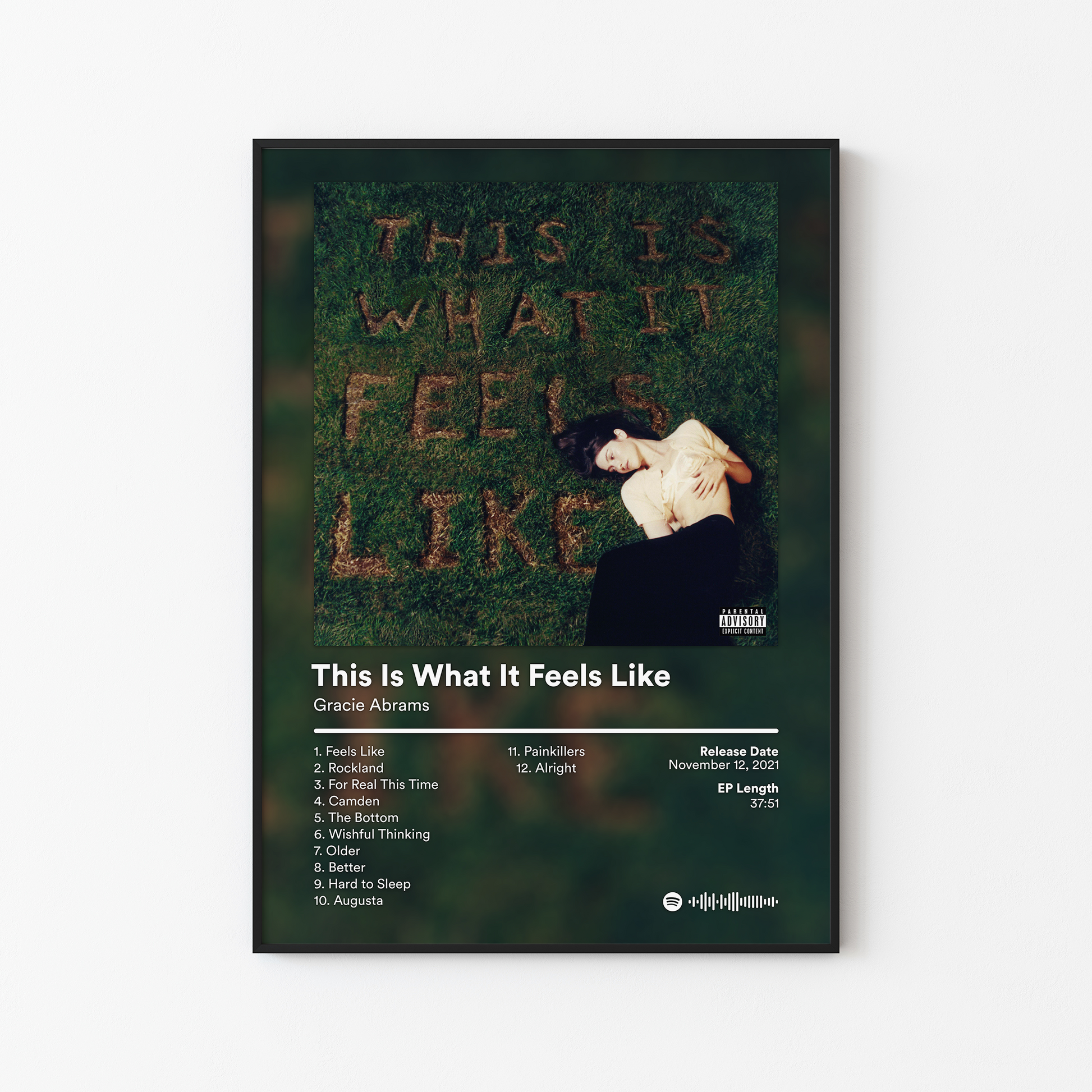 Gracie Abrams This Is What It Feels Like EP Poster