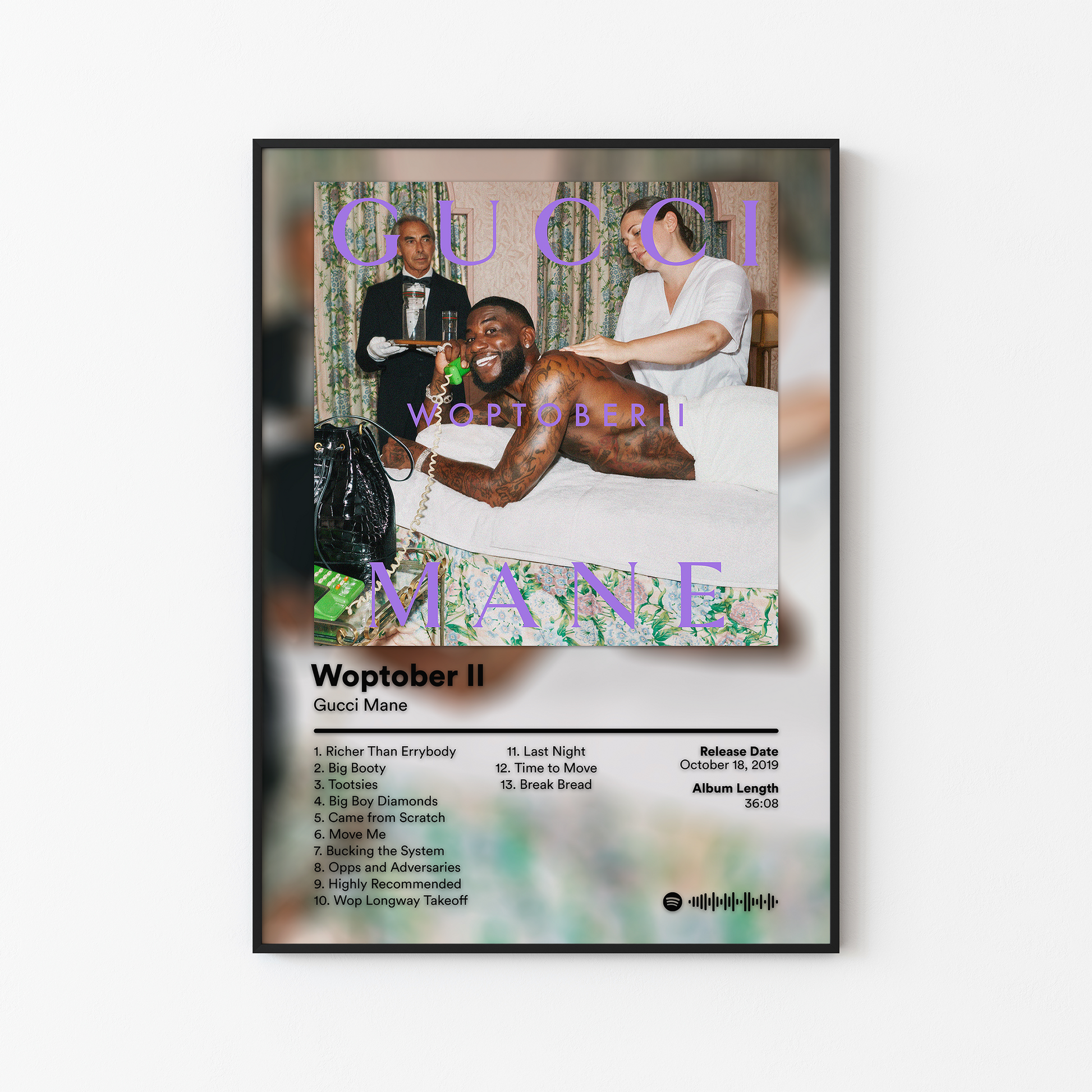 Gucci Mane Woptober II Album Poster
