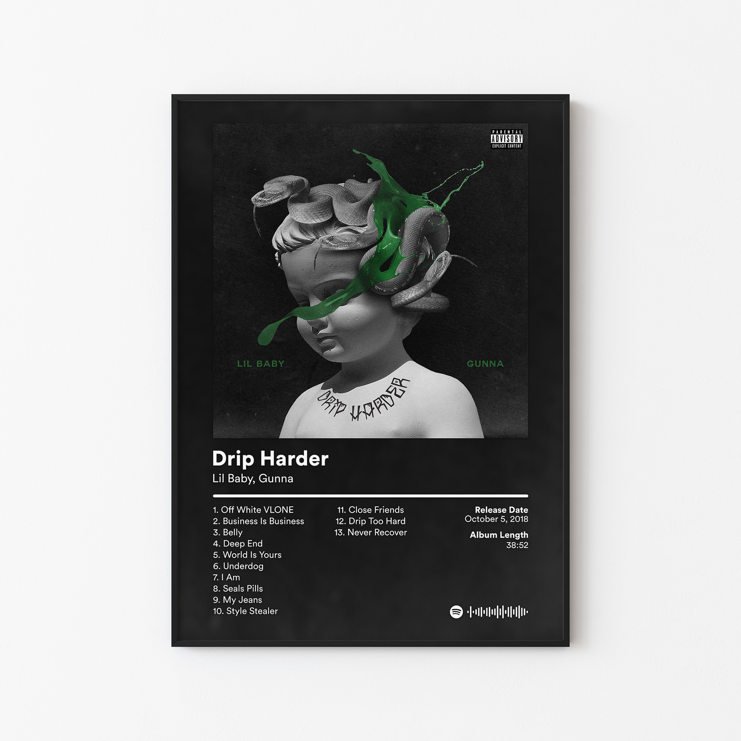 Lil Baby Drip Harder Album Poster