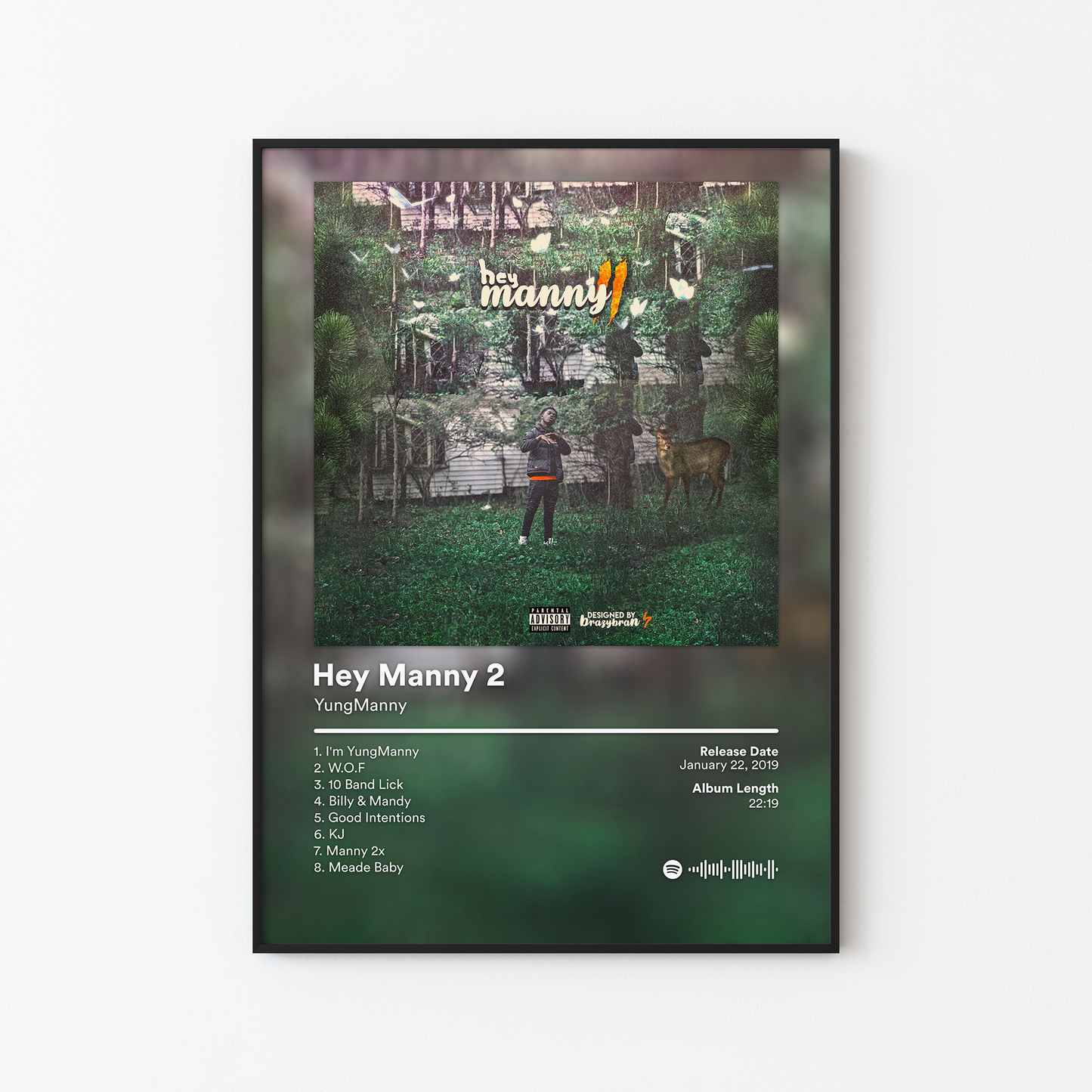 YungManny Hey Manny 2 Album Poster