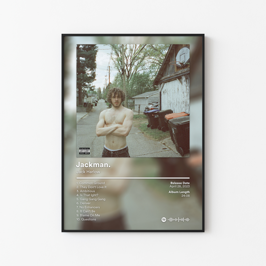 Jack Harlow Jackman Album Poster