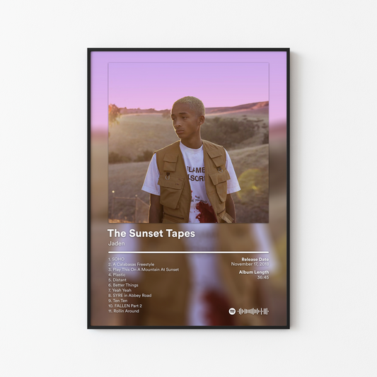 Jaden The Sunset Tapes A Cool Tape Story Album Poster