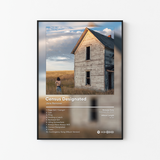 Jane Remover Census Designated Album Poster