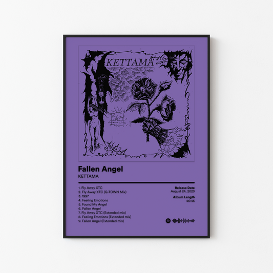 KETTAMA Fallen Angel Album Poster