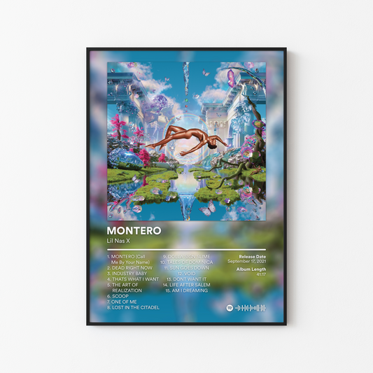 Lil Nas X MONTERO Album Poster