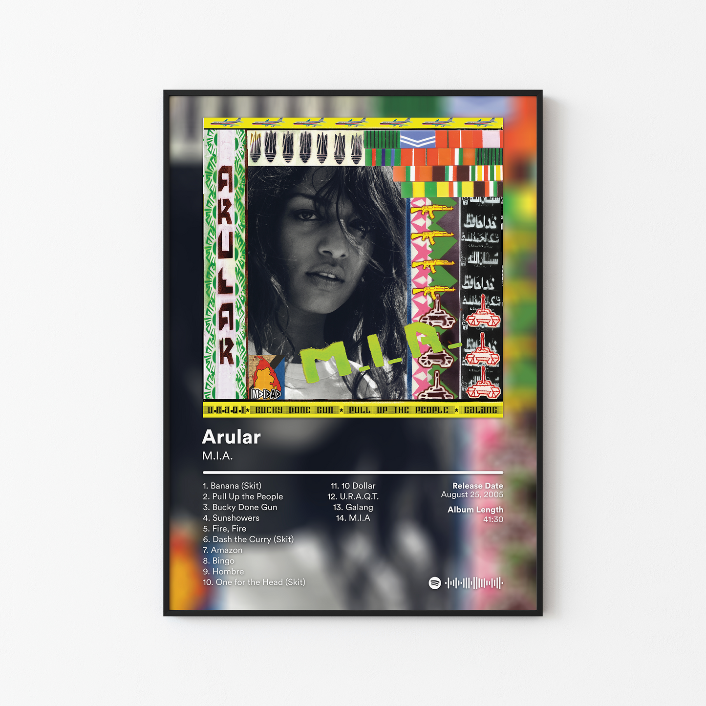 MIA Arular Album Poster