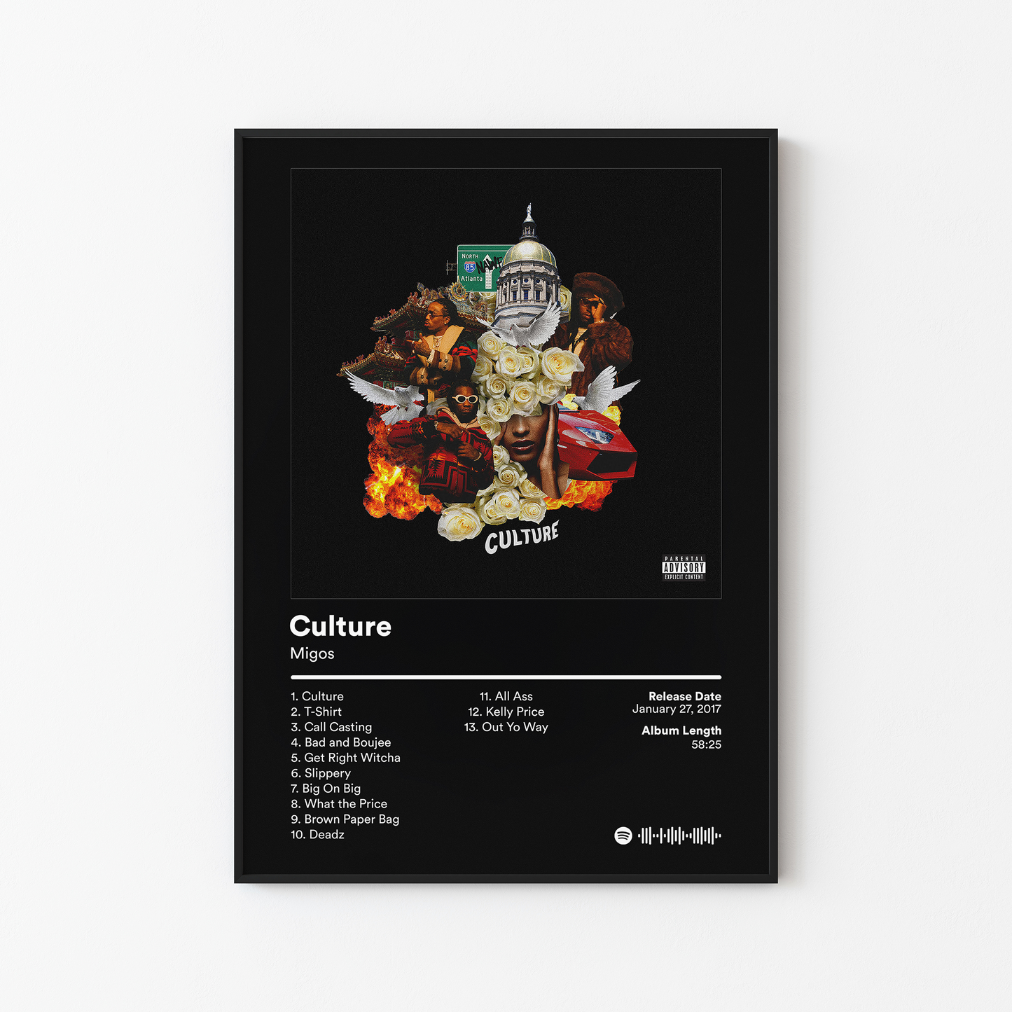 Migos Culture Album Poster