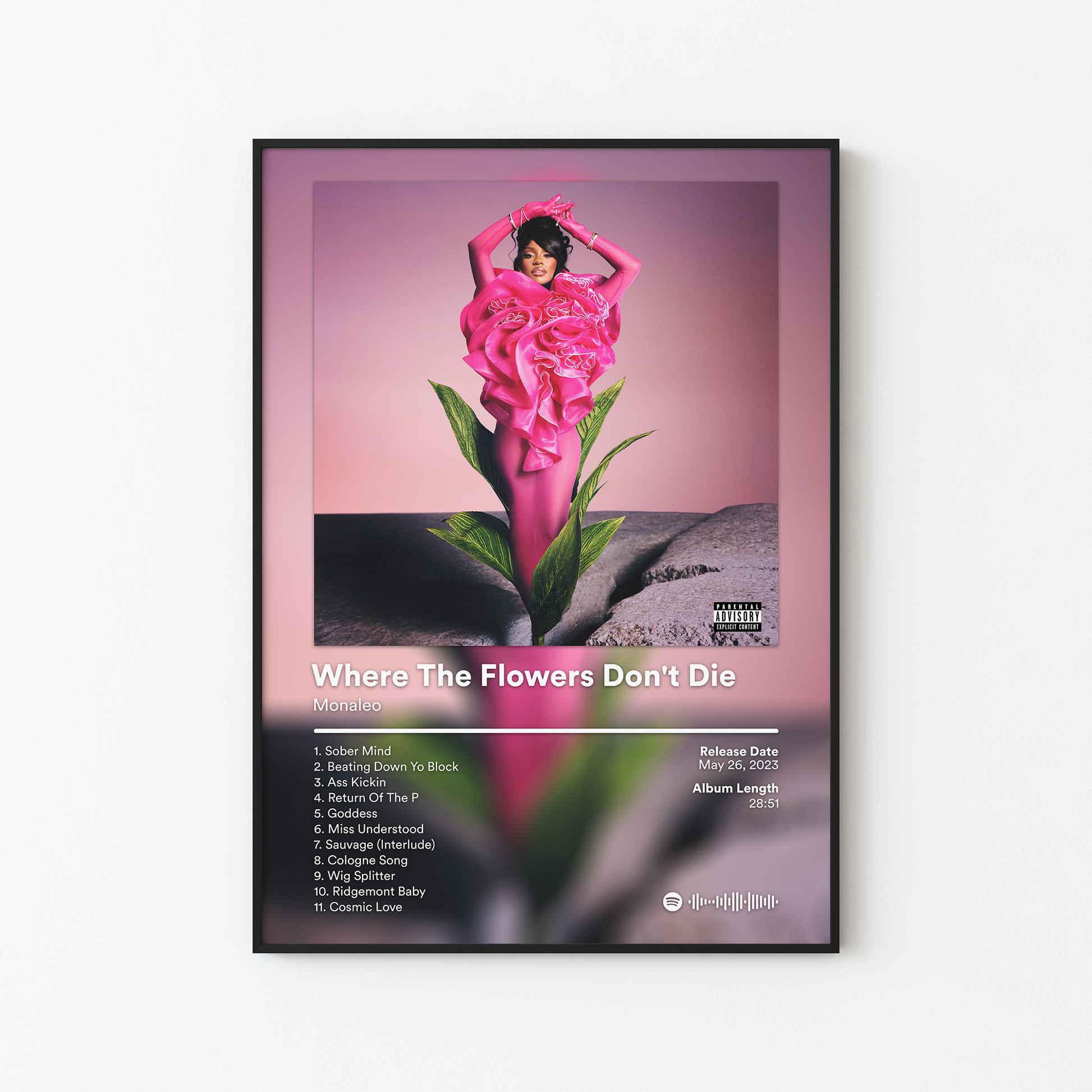 Monaleo Where The Flowers Dont Die Album Poster