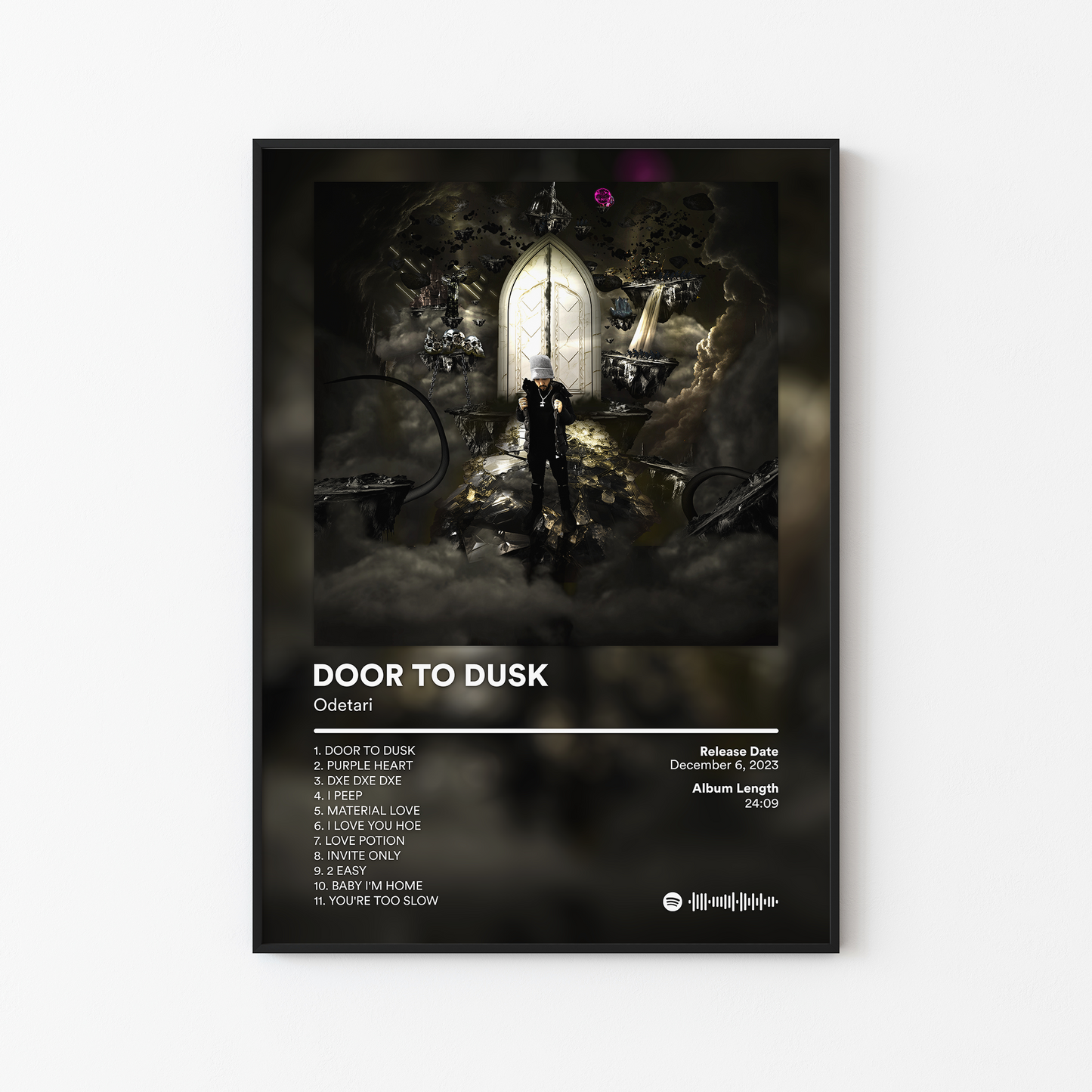 Odetari DOOR TO DUSK Album Poster