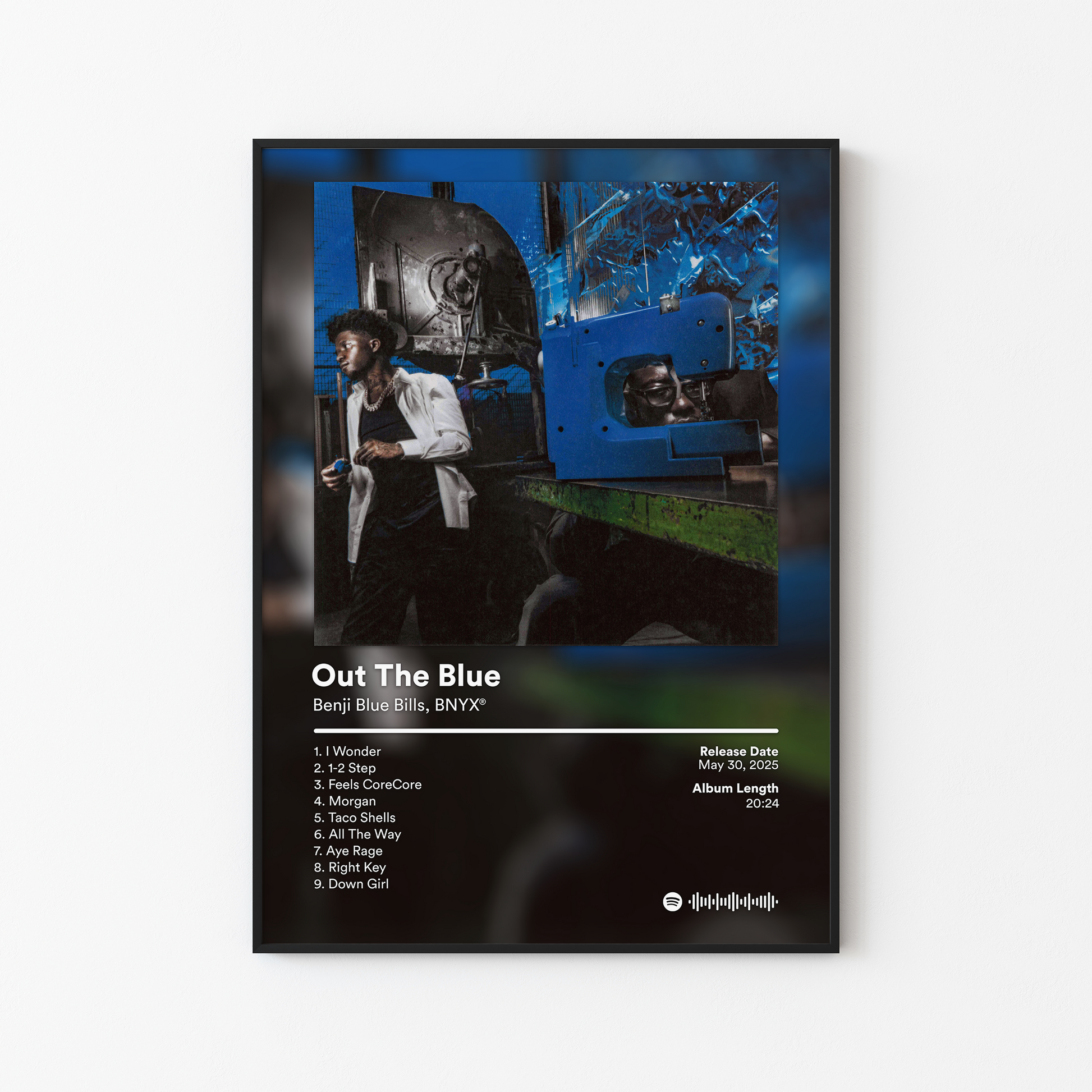 BNYX Out The Blue Album Poster