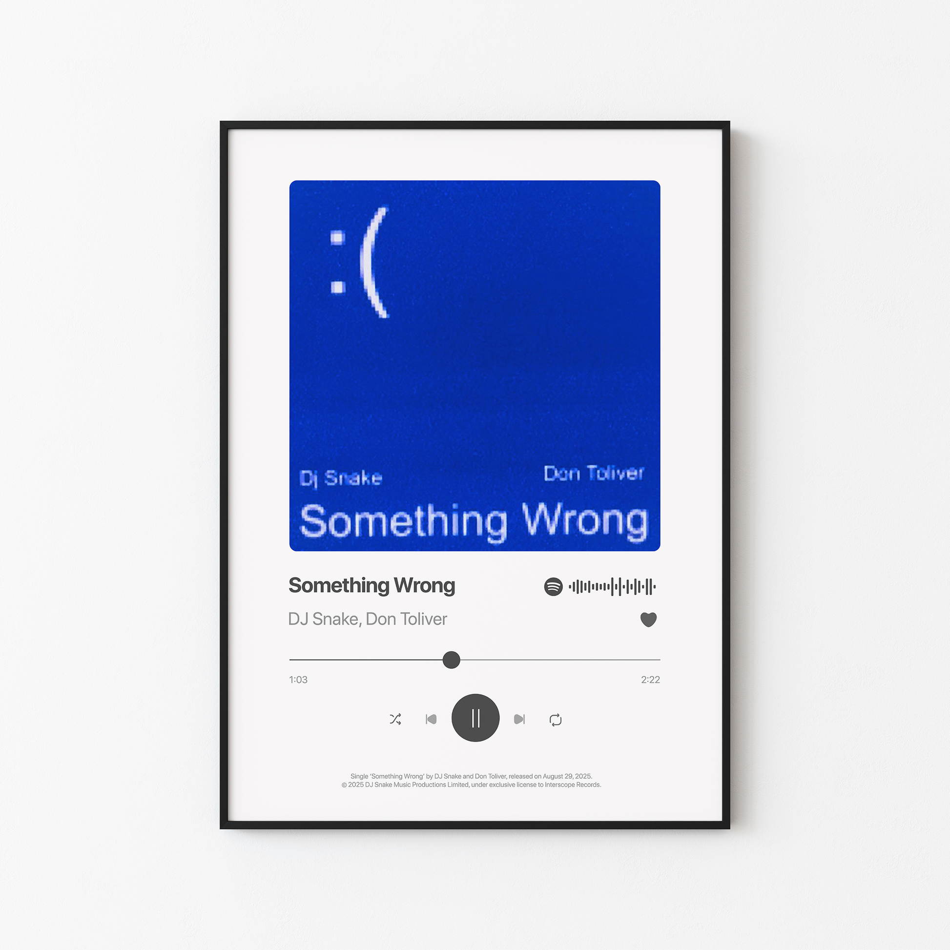 DJ Snake and Don Toliver Something Wrong Poster