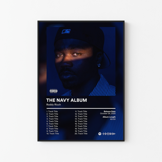 Roddy Ricch THE NAVY ALBUM Album Poster