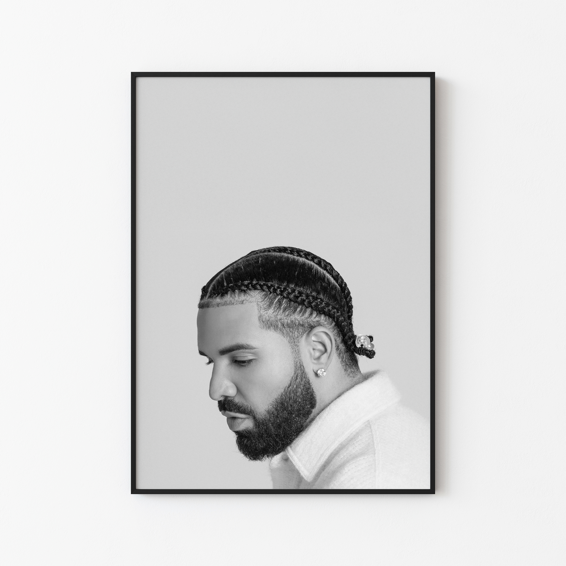 Drake Black and White Poster