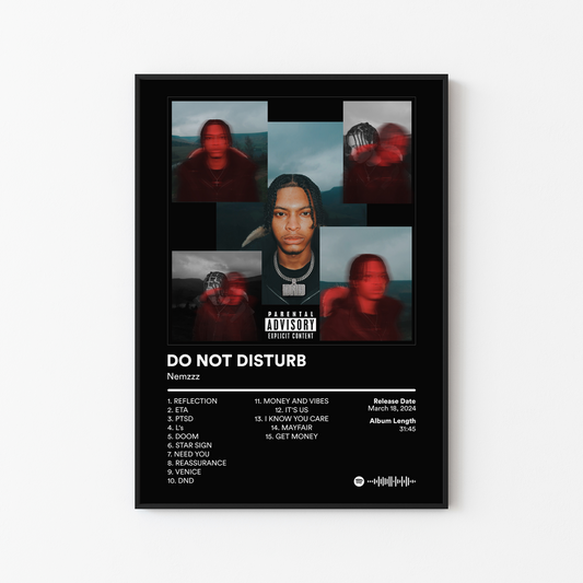Nemzzz DO NOT DISTURB Album Poster