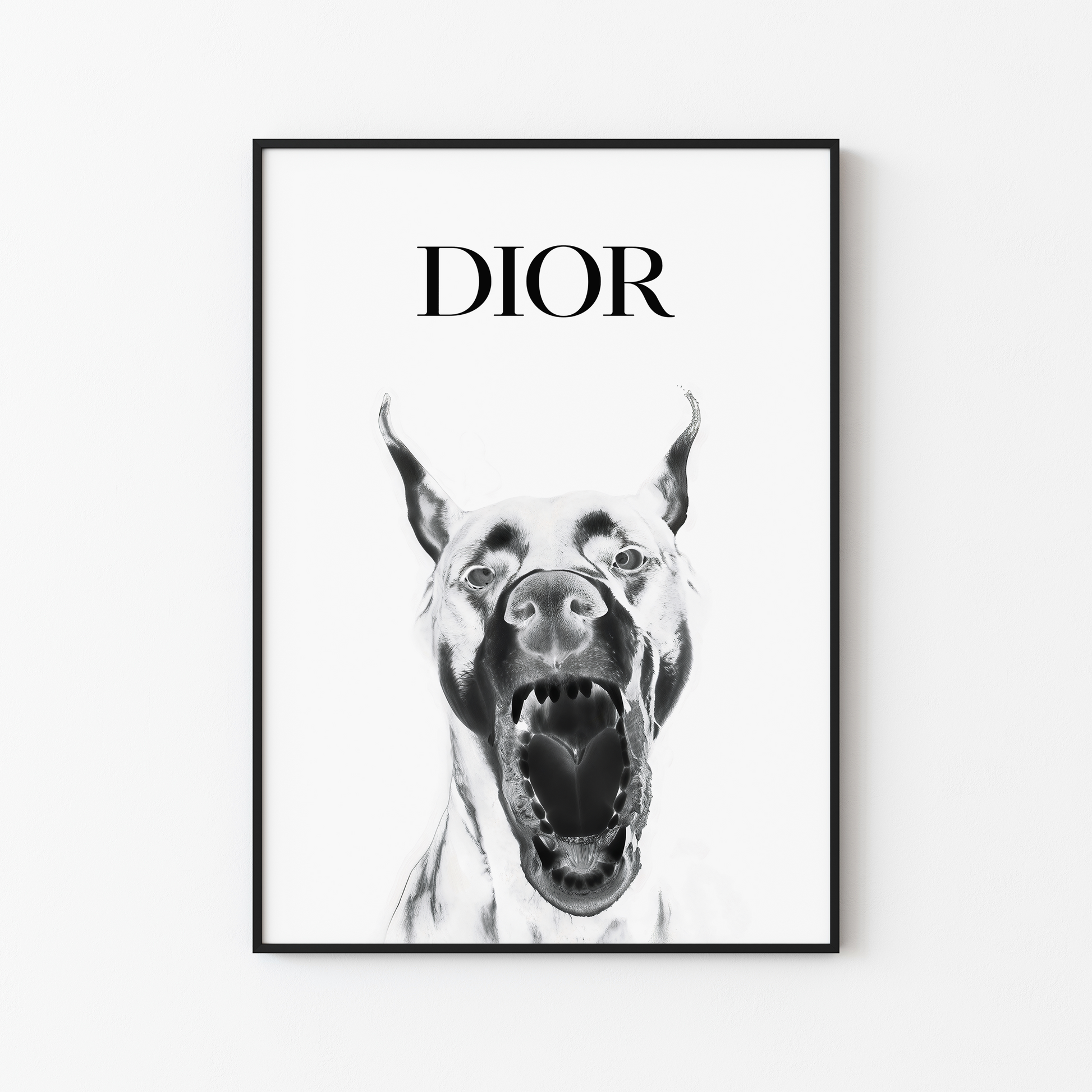 Dior Dobermann Hypebeast Poster