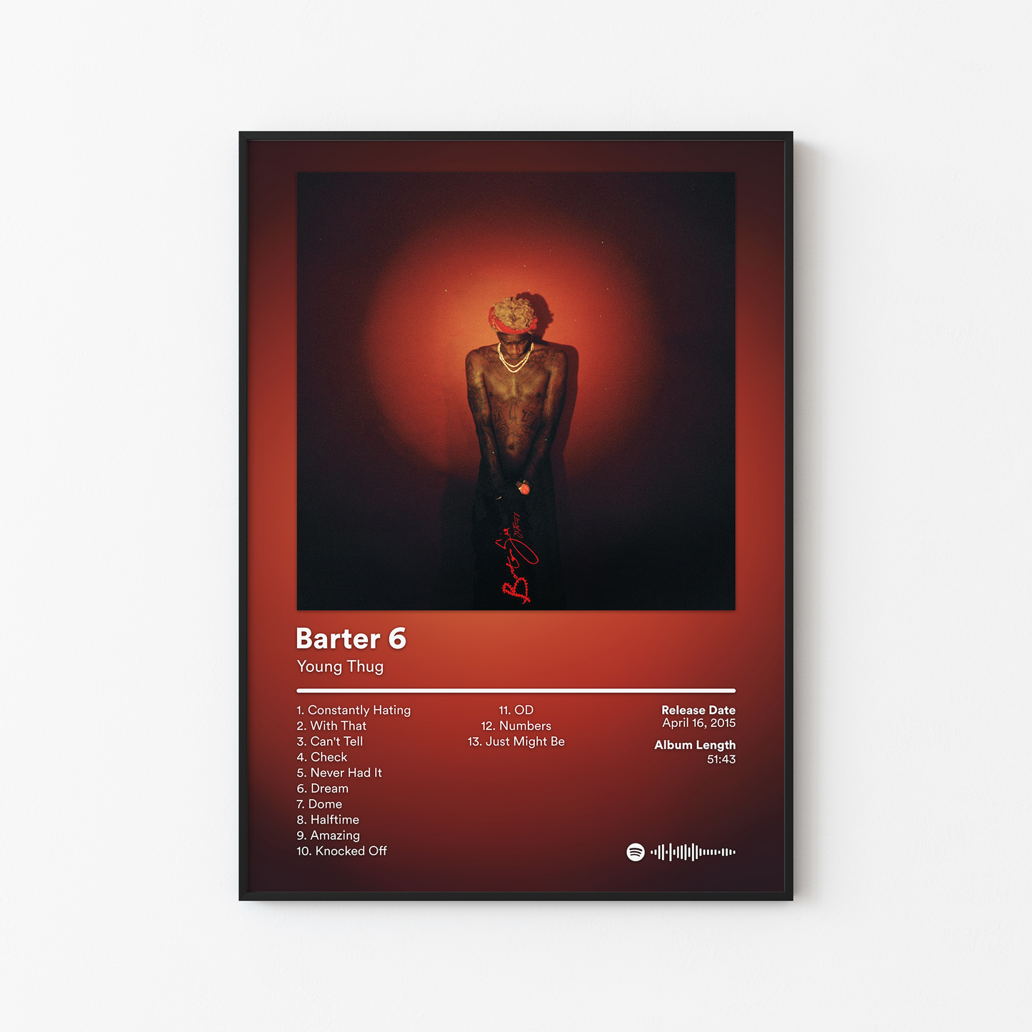 Young Thug Barter 6 Album Poster