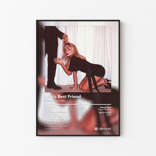 Sabrina Carpenter Mans Best Friend Album Poster