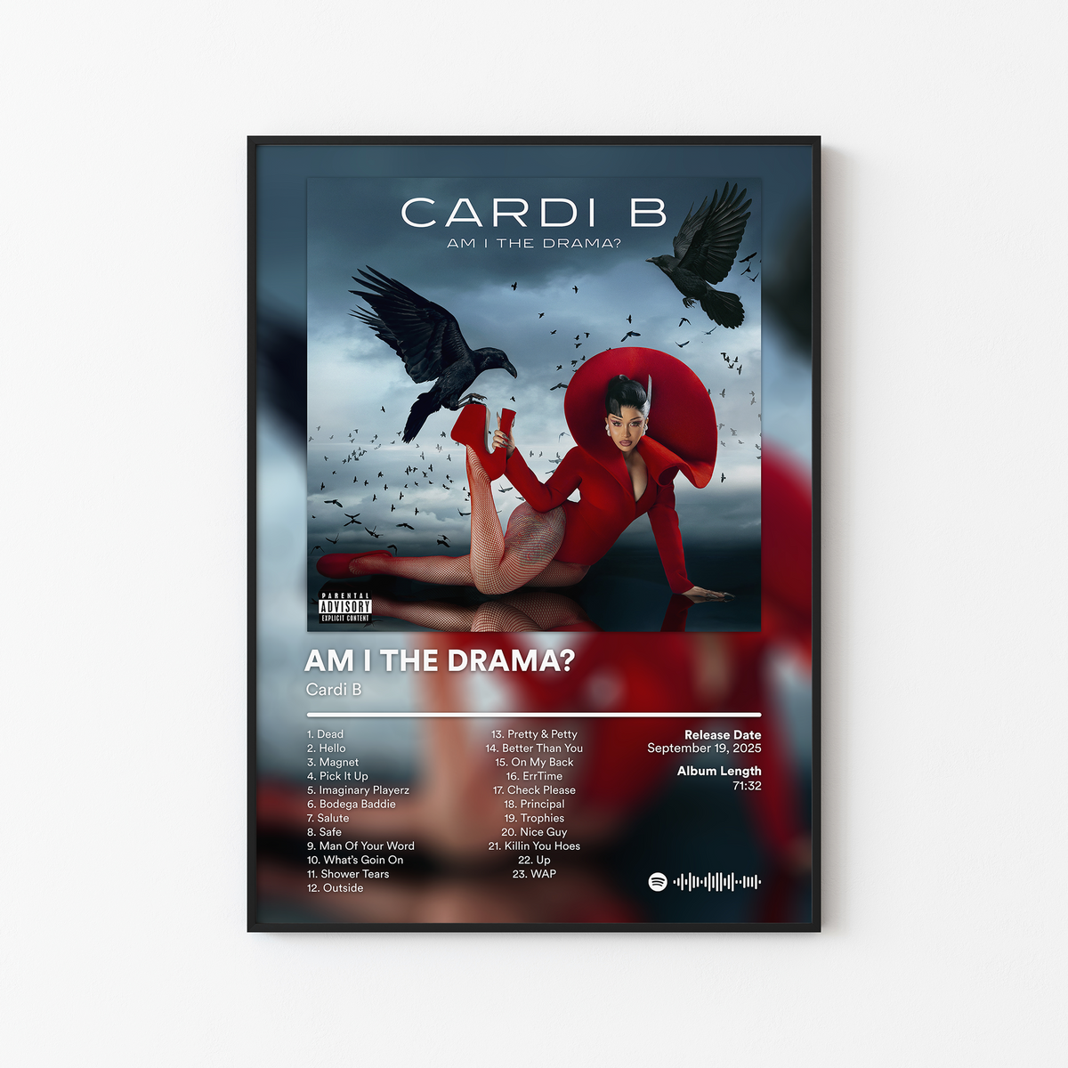Cardi B AM I THE DRAMA? Album Poster