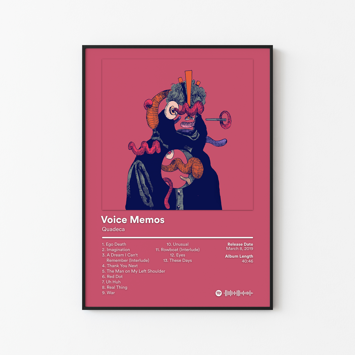 Quadeca Voice Memos Album Poster