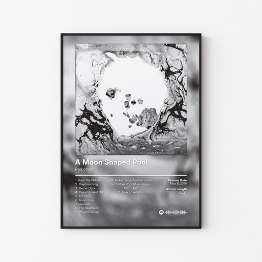 Radiohead A Moon Shaped Pool Album Poster