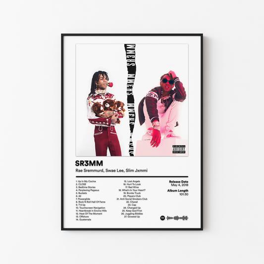 Rae Sremmurd SR3MM Album Poster