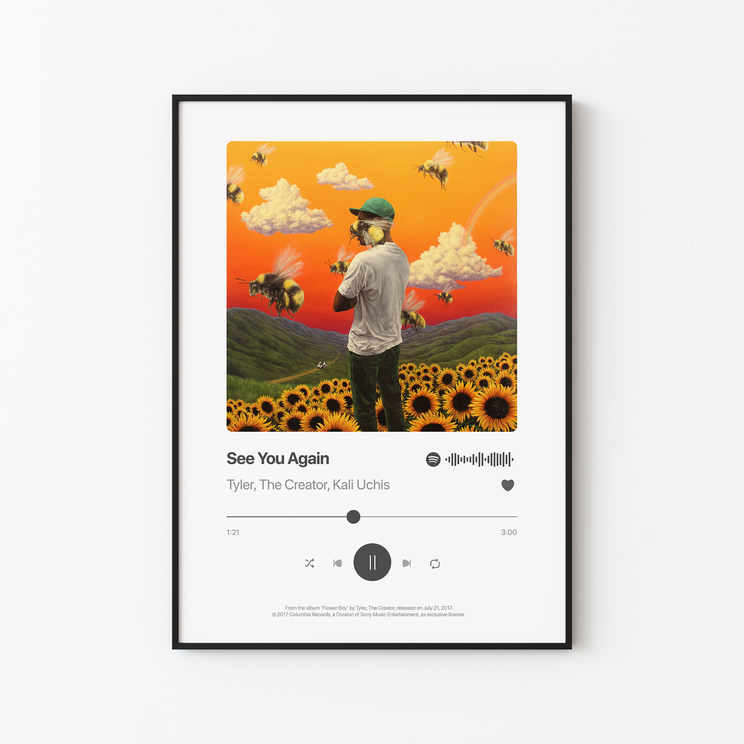Tyler, The Creator See You Again Poster – Radial Posters