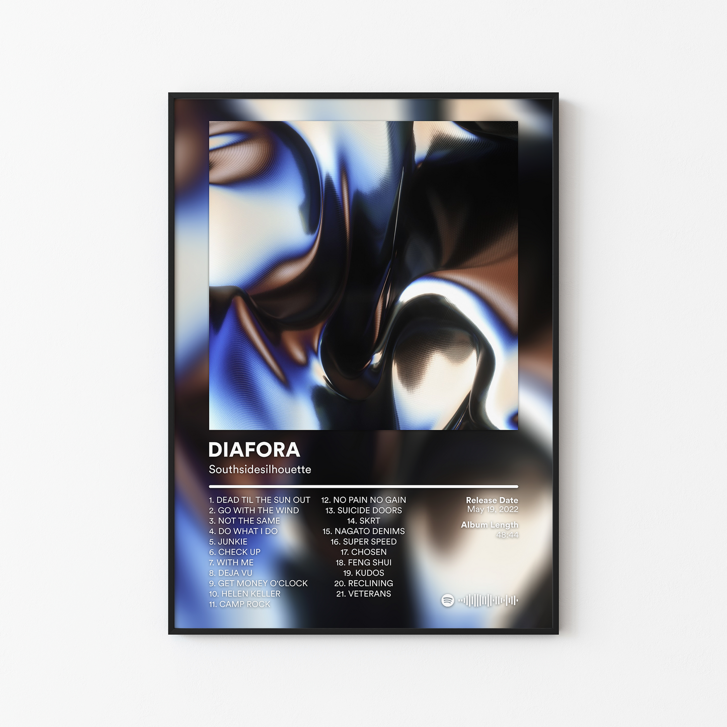 Southsidesilhouette DIAFORA Album Poster