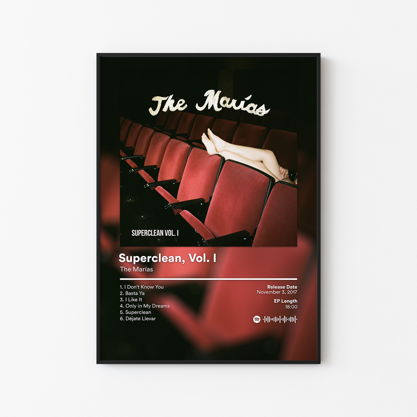 The Marias Superclean Vol 1 EP Poster