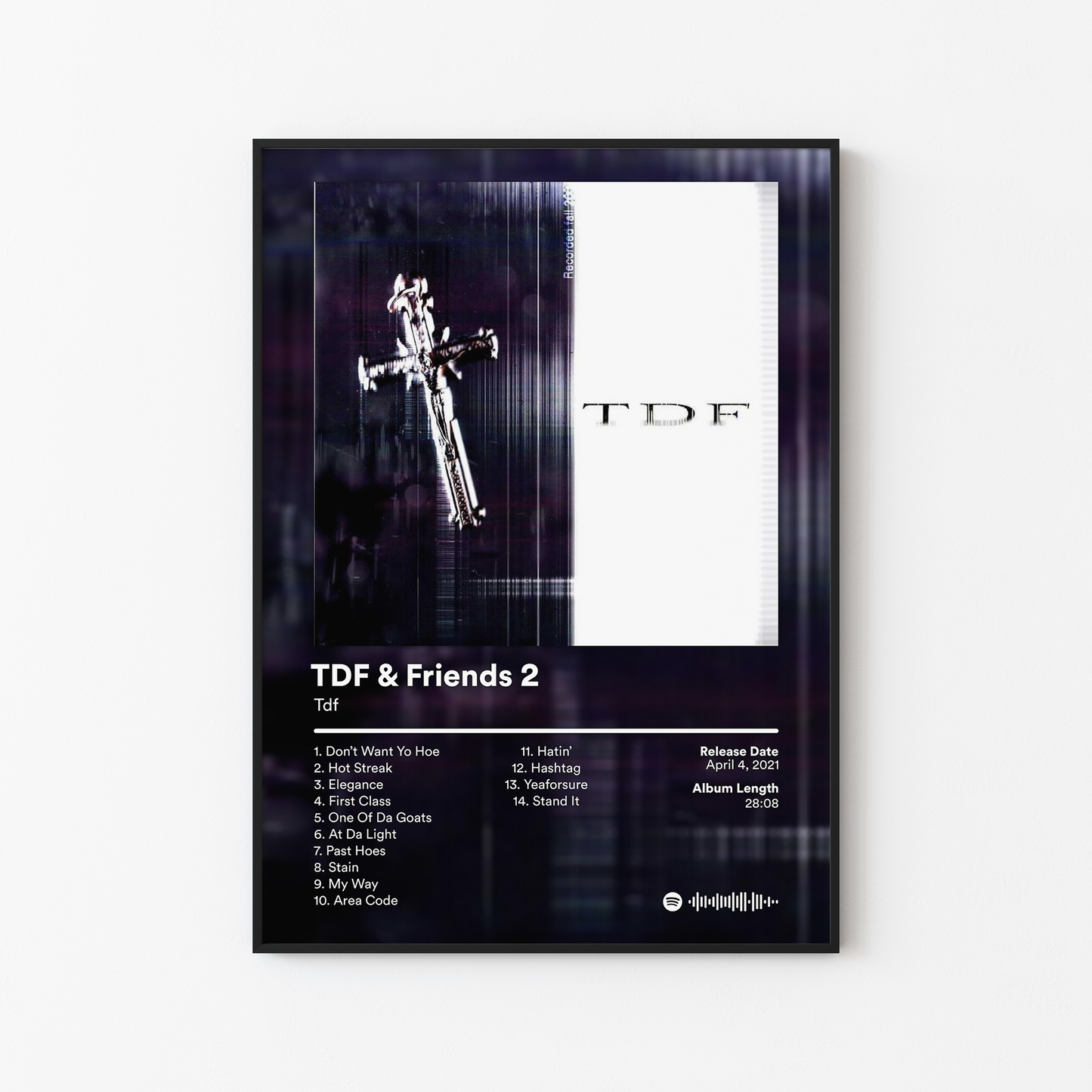 Tdf TDF and Friends 2 Album Poster