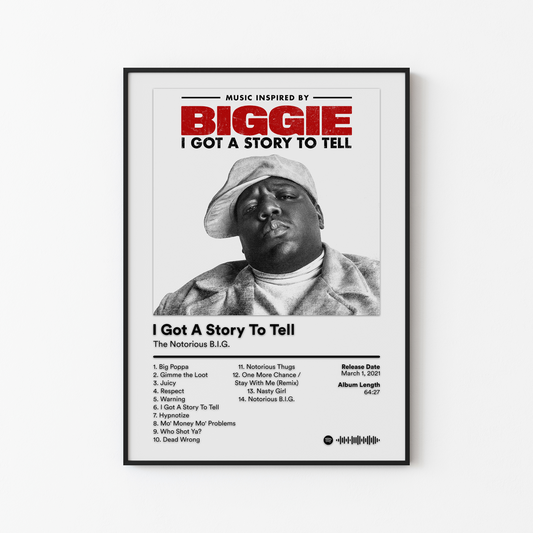 The Notorious BIG I Got A Story To Tell Album Poster