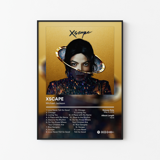 Michael Jackson XSCAPE Album Poster