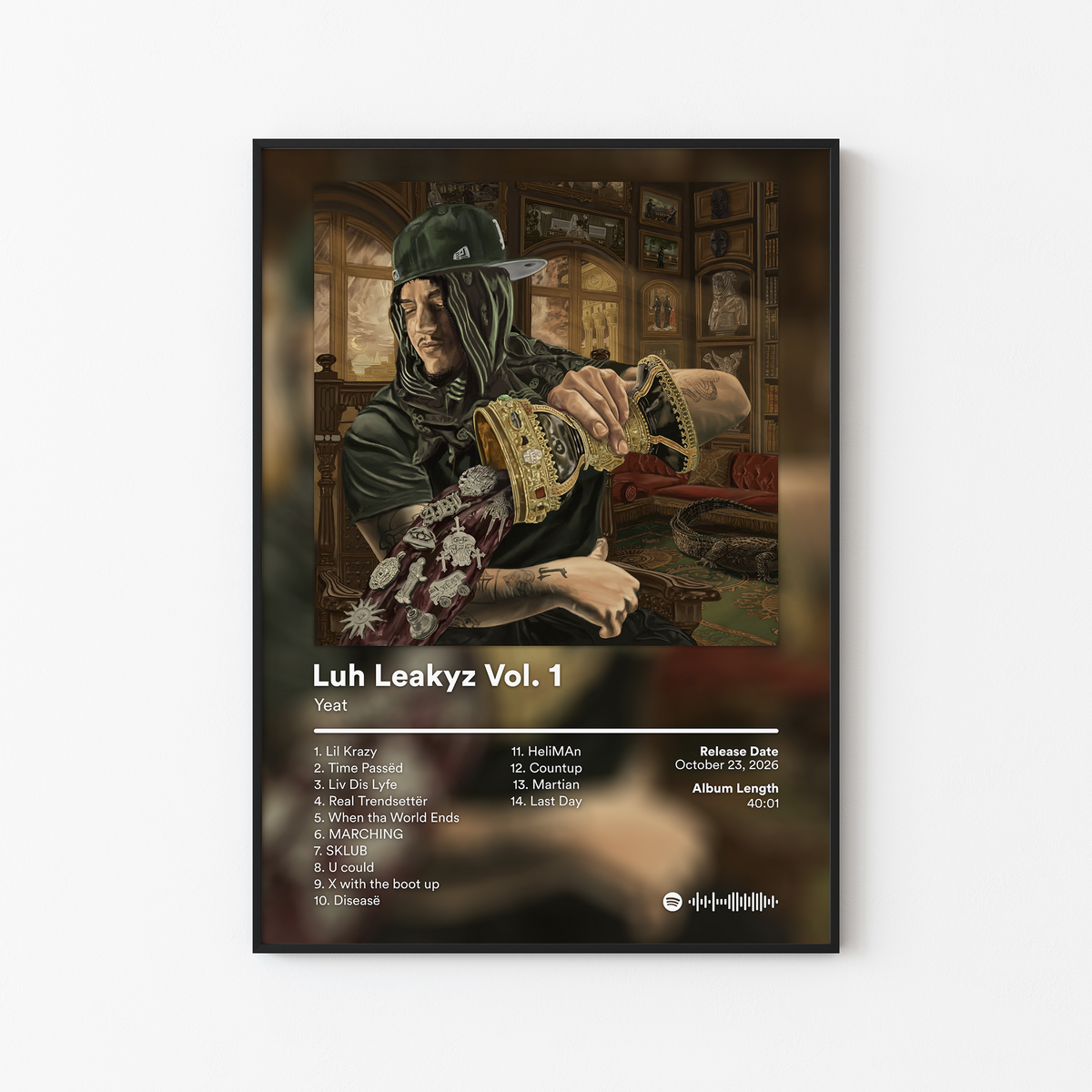Yeat Luh Leakyz Vol. 1 Album Poster