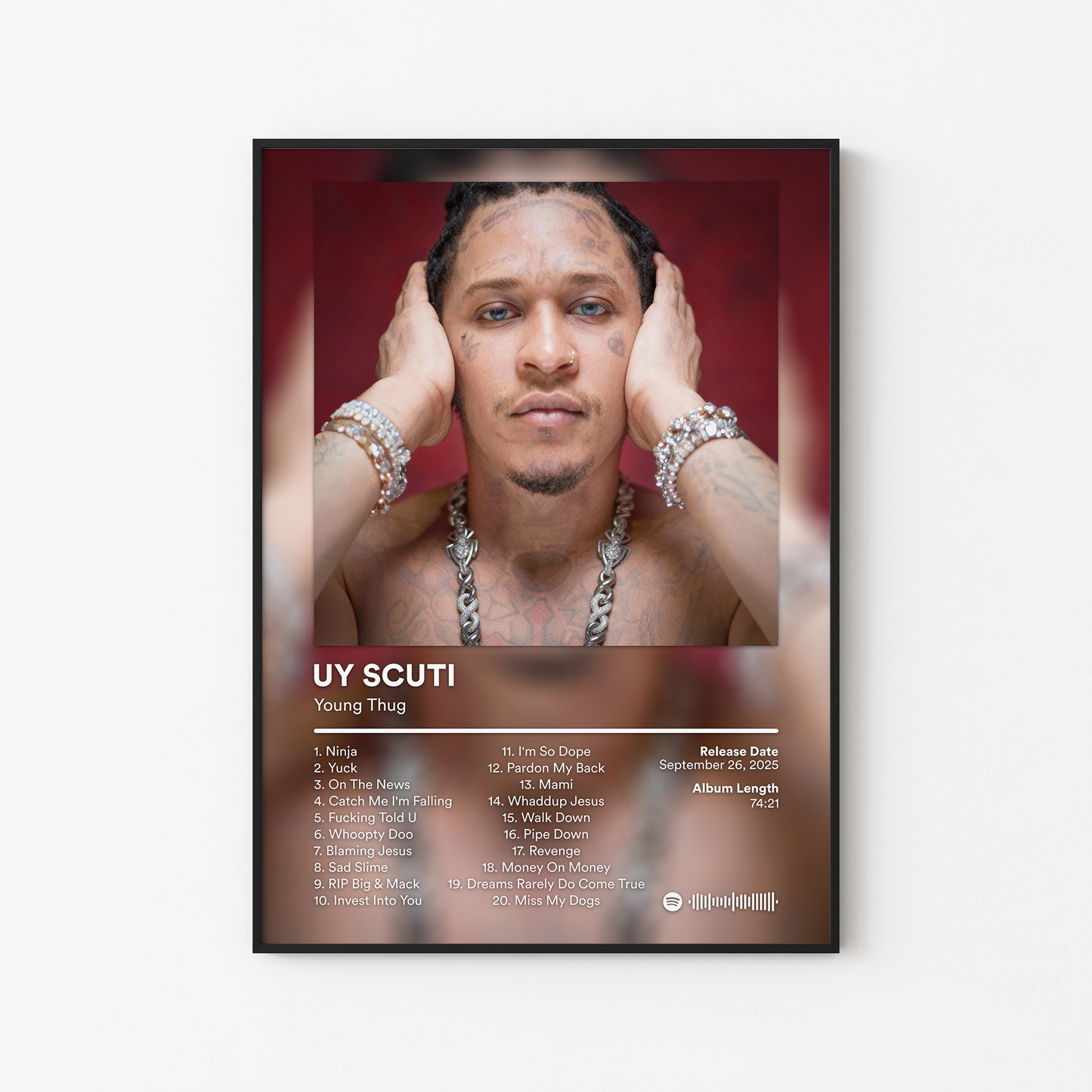Young Thug UY SCUTI Album Poster