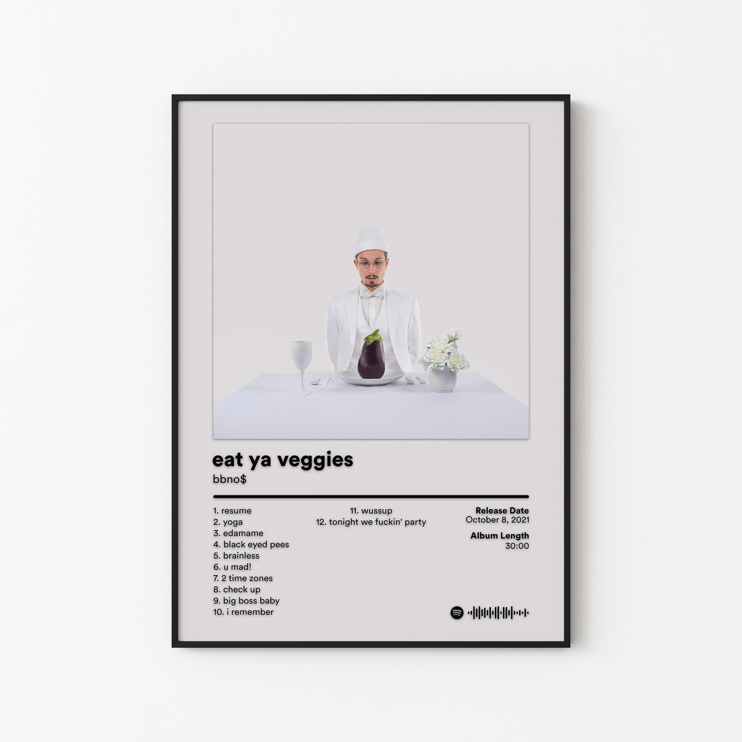 bbno$ eat ya veggies Album Poster