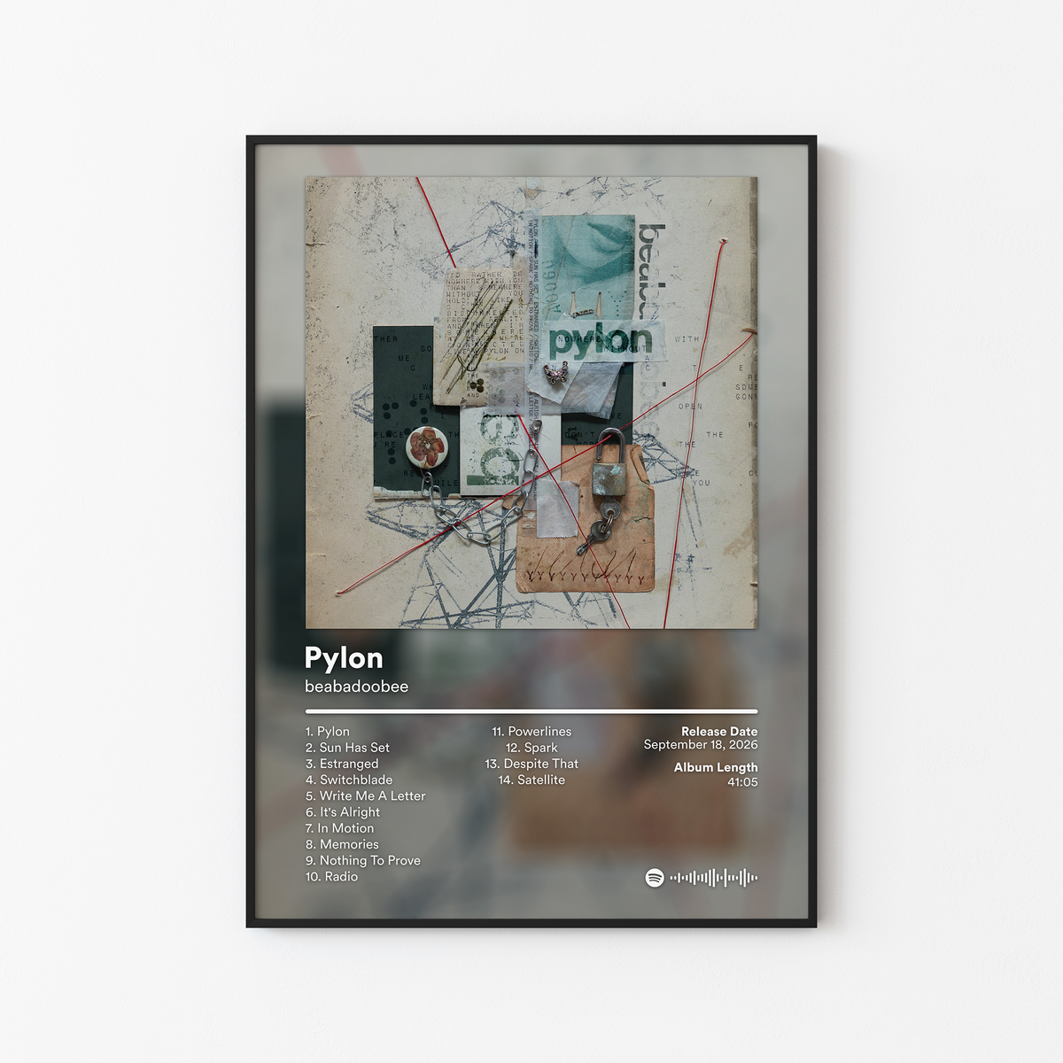 beabadoobee Pylon Album Poster