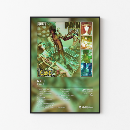 bleood pain Album Poster