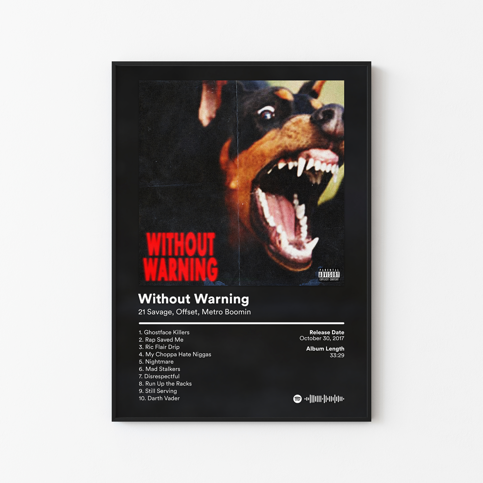 Offset Without Warning Album Poster