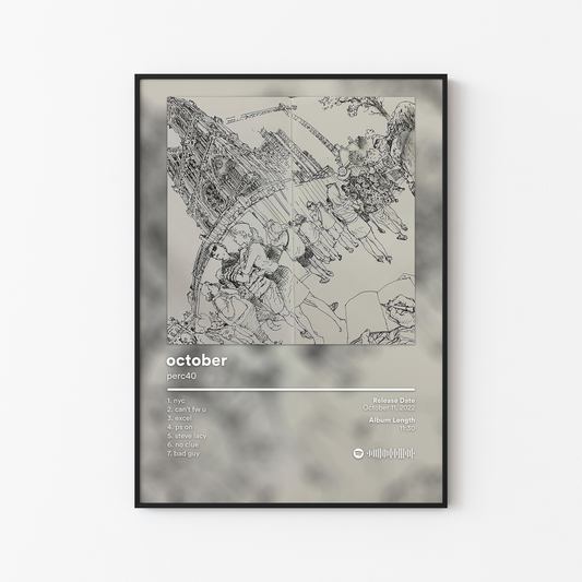 perc40 october Album Poster