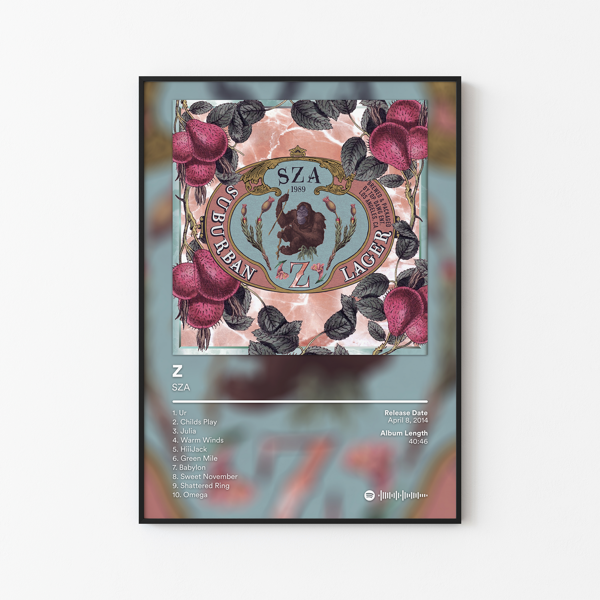 SZA Z Album Poster