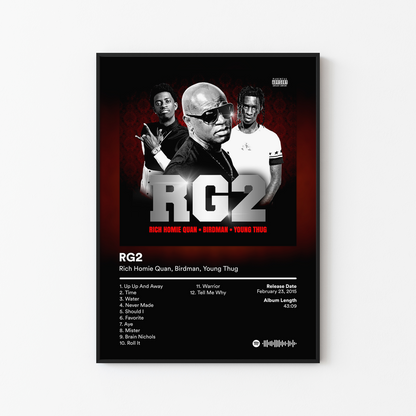 Young Thug RG2 Album Poster