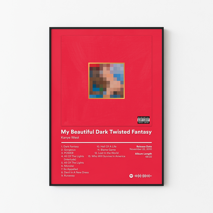 Kanye West Album Posters