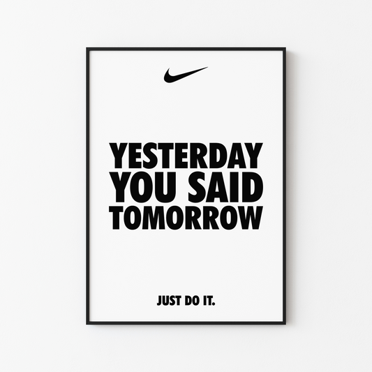 Motivational Nike Poster
