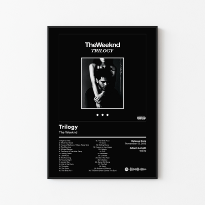 The Weeknd Album Posters