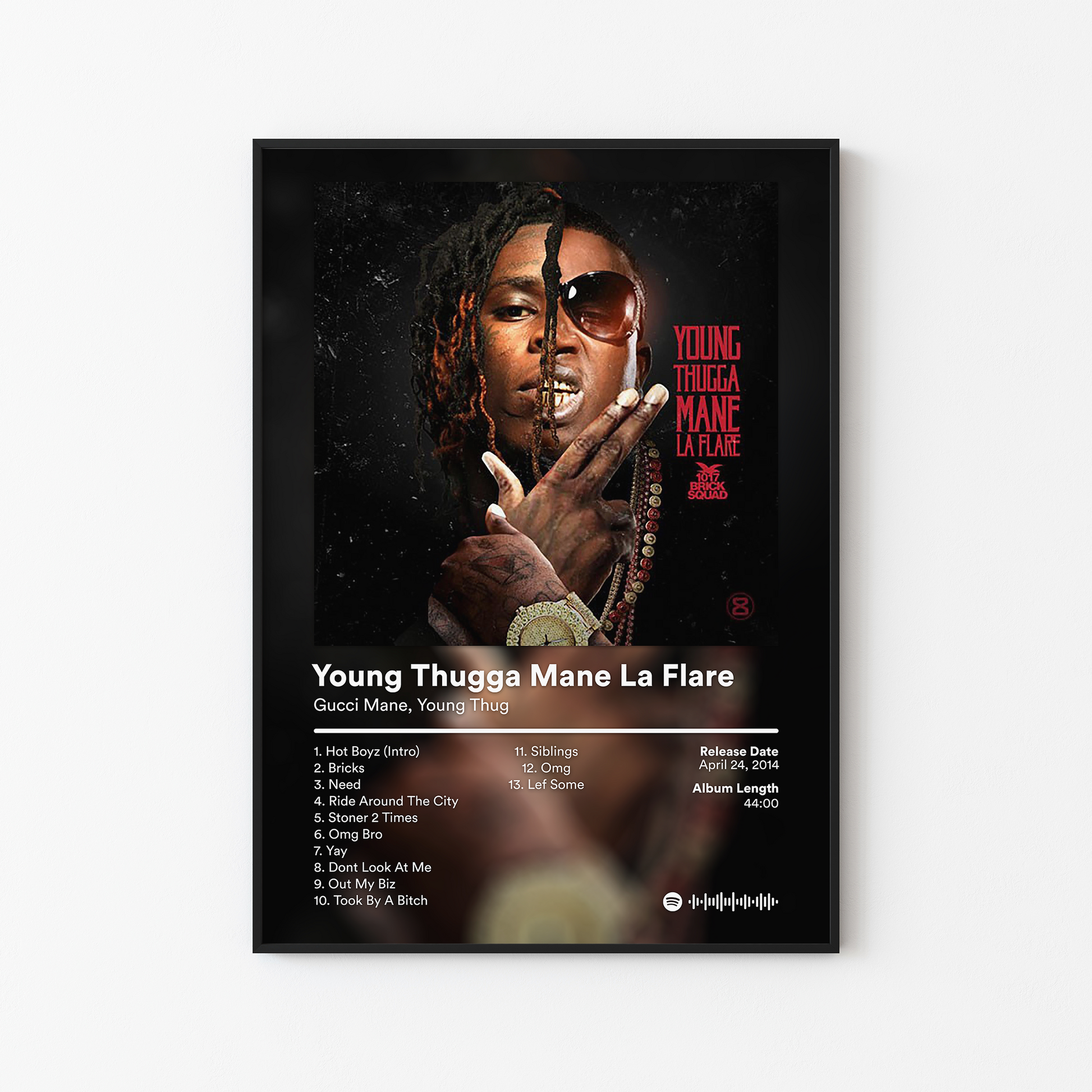 Young Thug Young Thugga Mane La Flare Album Poster