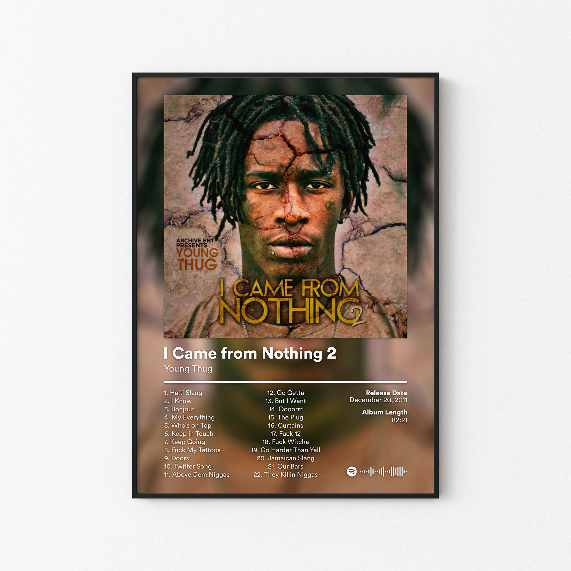 Young Thug I Came from Nothing 2 Album Poster