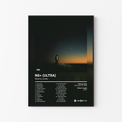 Destroy Lonely NS Plus ULTRA Album Poster