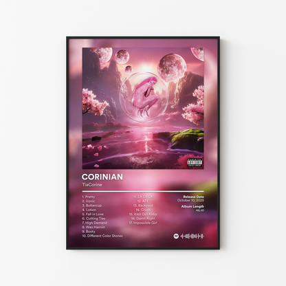 TiaCorine CORINIAN Album Posters