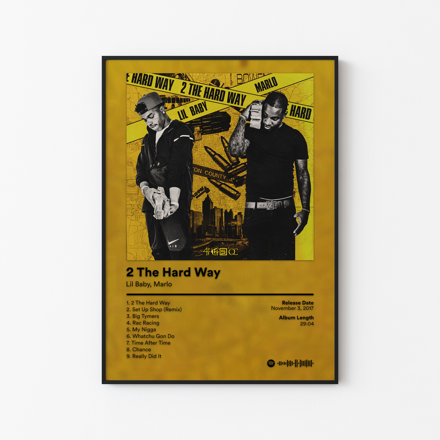 Lil Baby 2 The Hard Way Album Poster