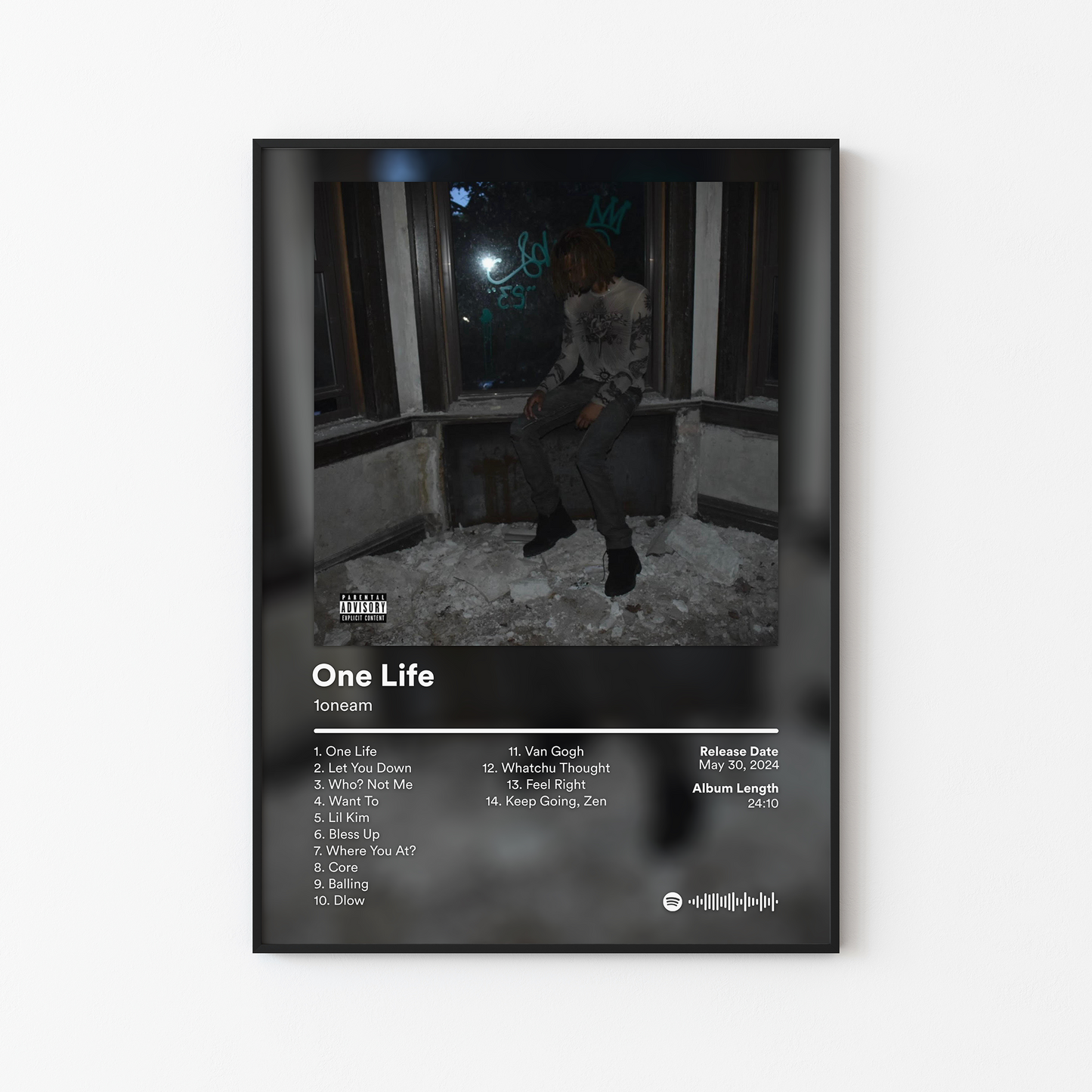 1oneam One Life Album Poster