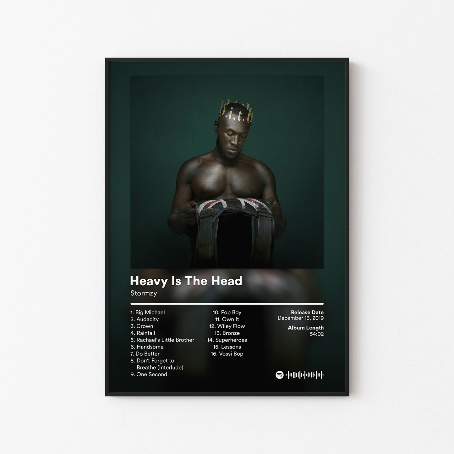 Stormzy Heavy Is The Head Album Poster